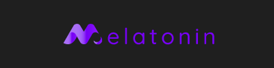 Wordmark logo for Melatonin video game software